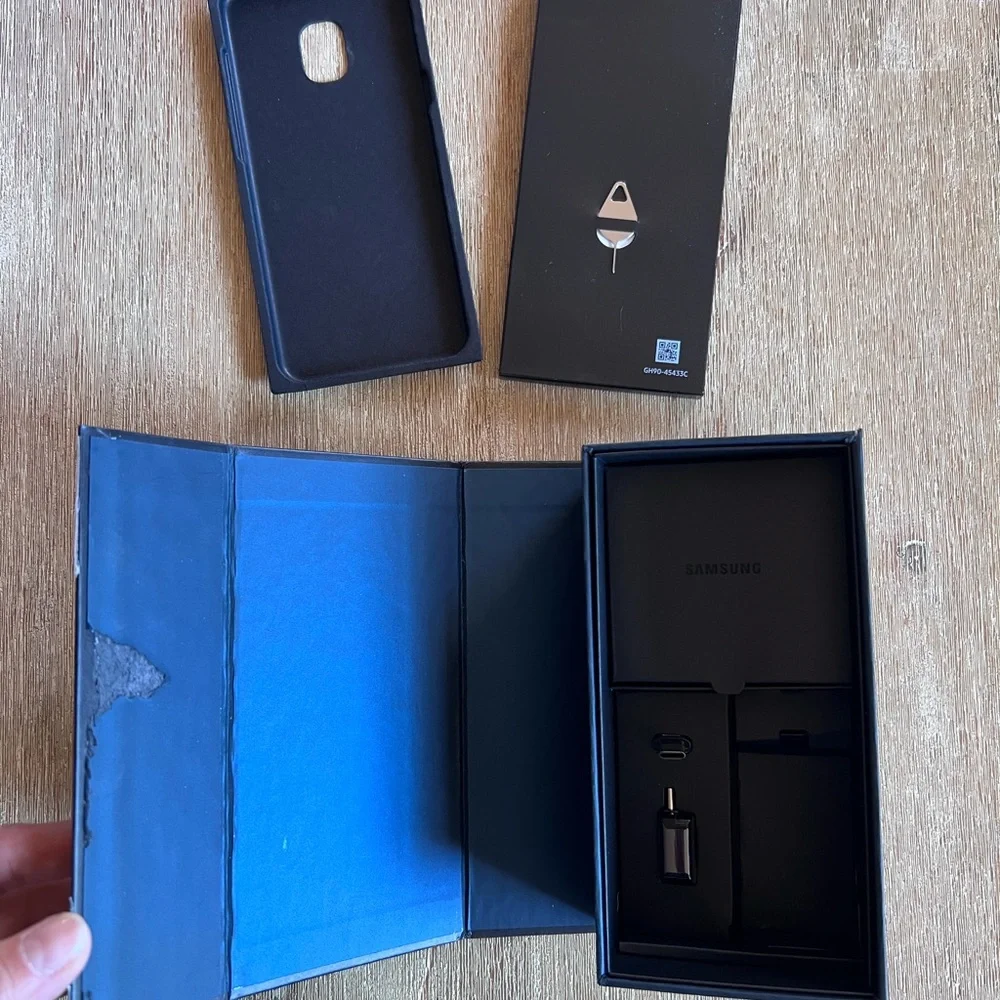 📱 SAMSUNG GALAXY S8 Black Empty BOX